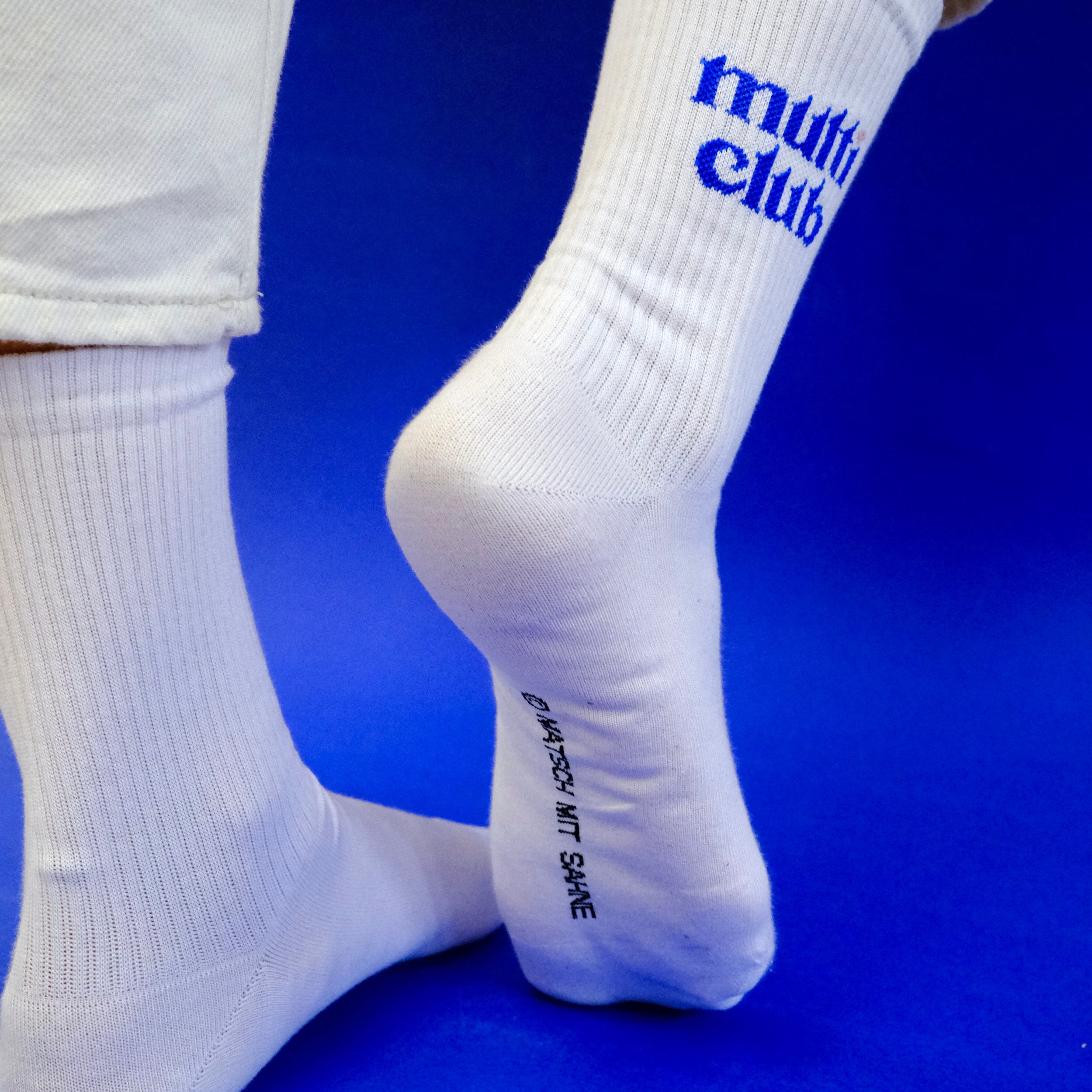 Tennissocken "MUTTICLUB" Socken Matsch mit Sahne 