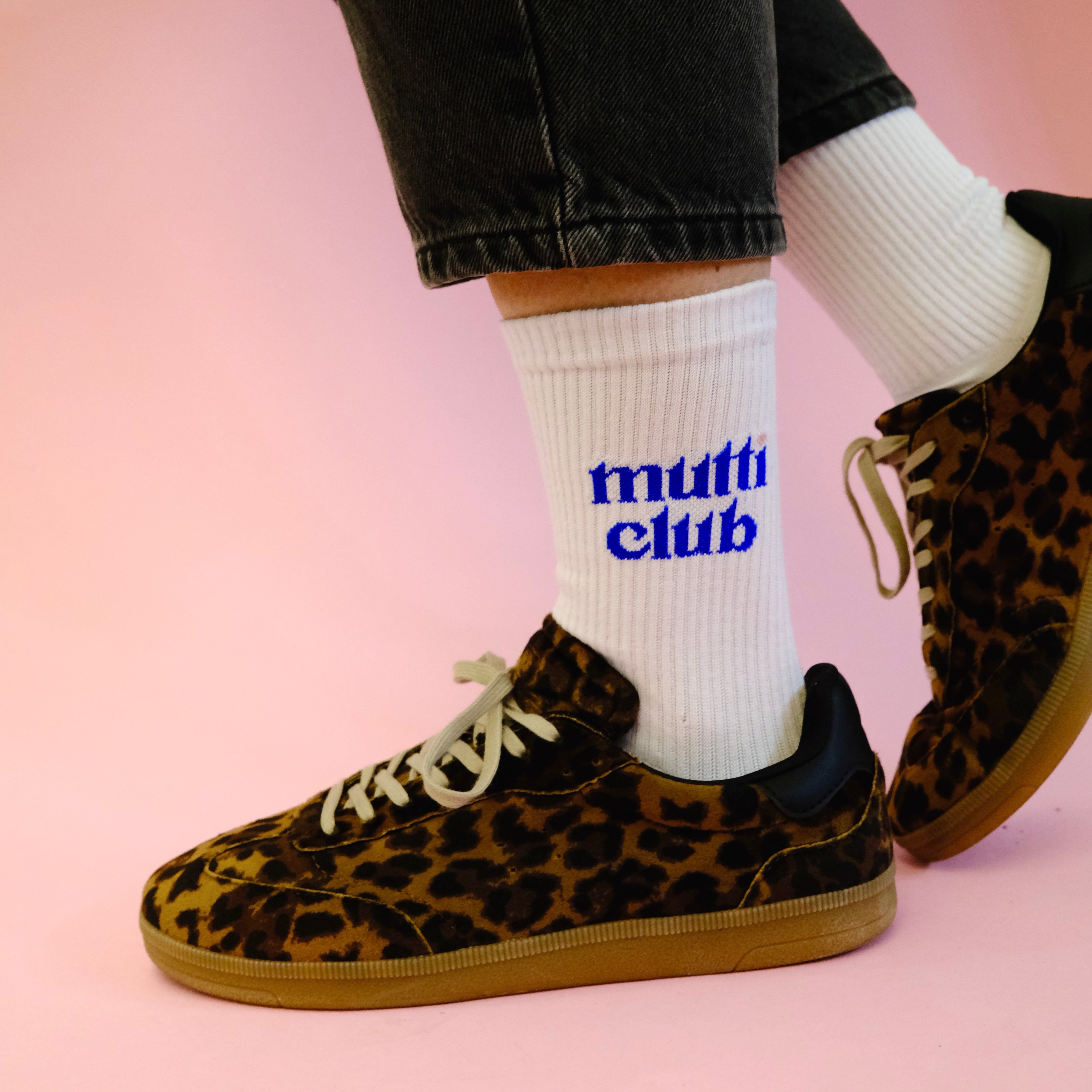 Tennissocken "MUTTICLUB" Socken Matsch mit Sahne 