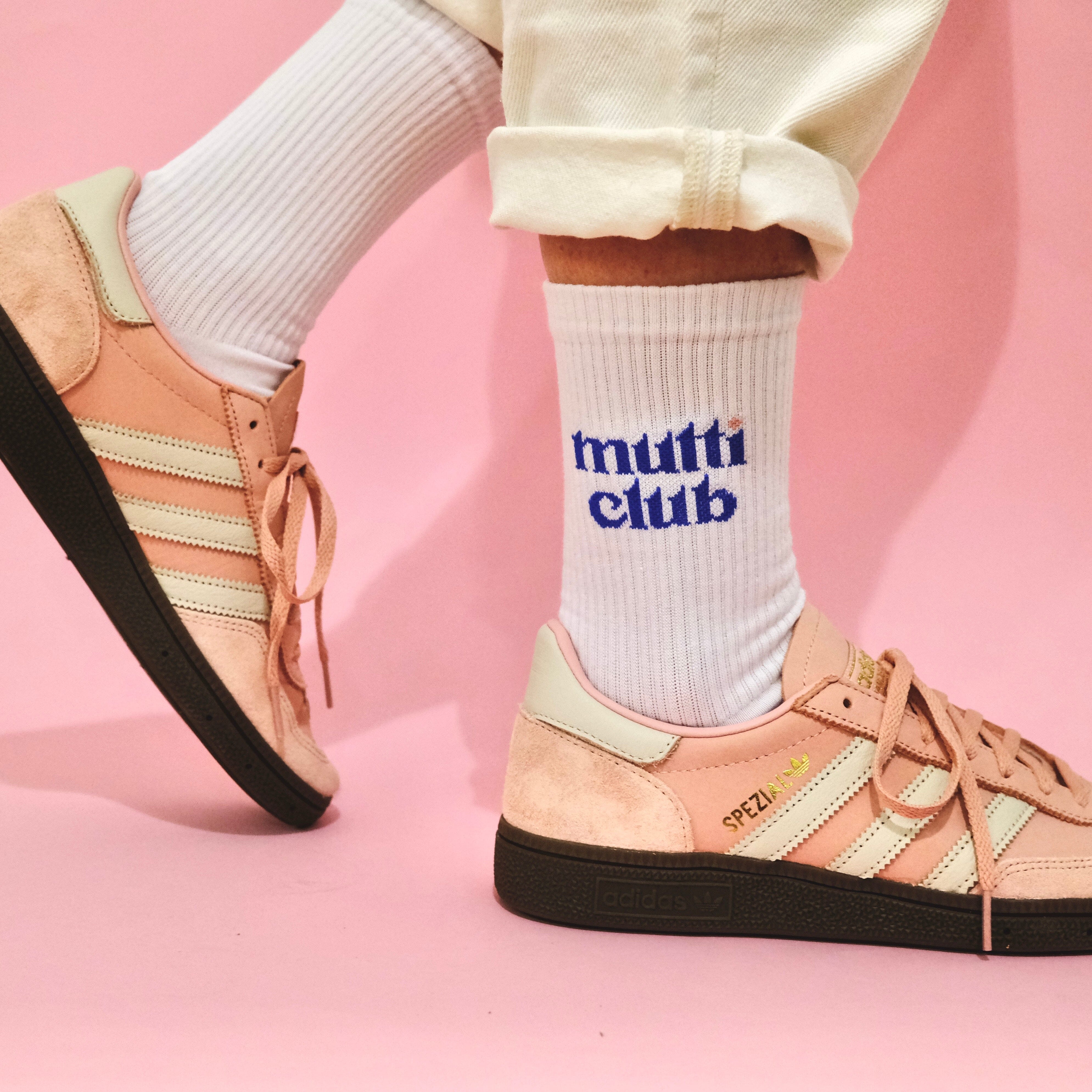 Tennissocken "MUTTICLUB" Socken Matsch mit Sahne 