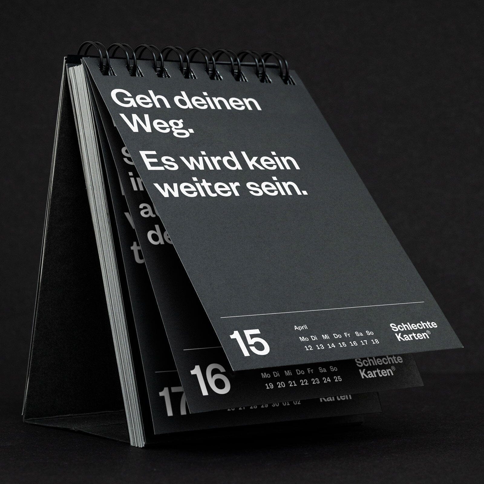 Tischkalender 2027 "Demotivierender Tischkalender" Kalender Schlechte Karten® 