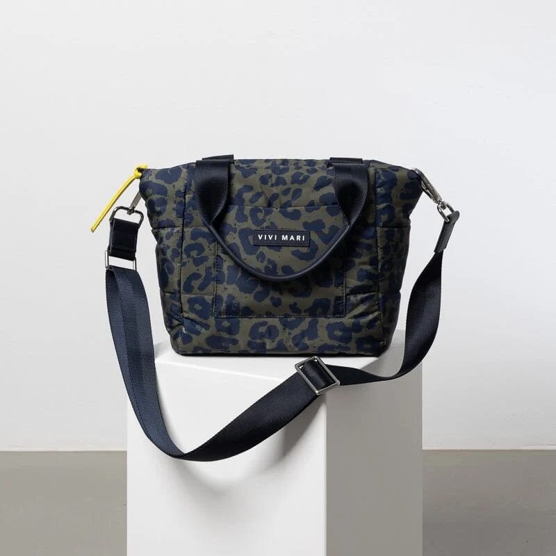 Tote Bag "Padded Small" Handtaschen, Geldbörsen & Etuis Vivi Mari leo splashes navy/olive 
