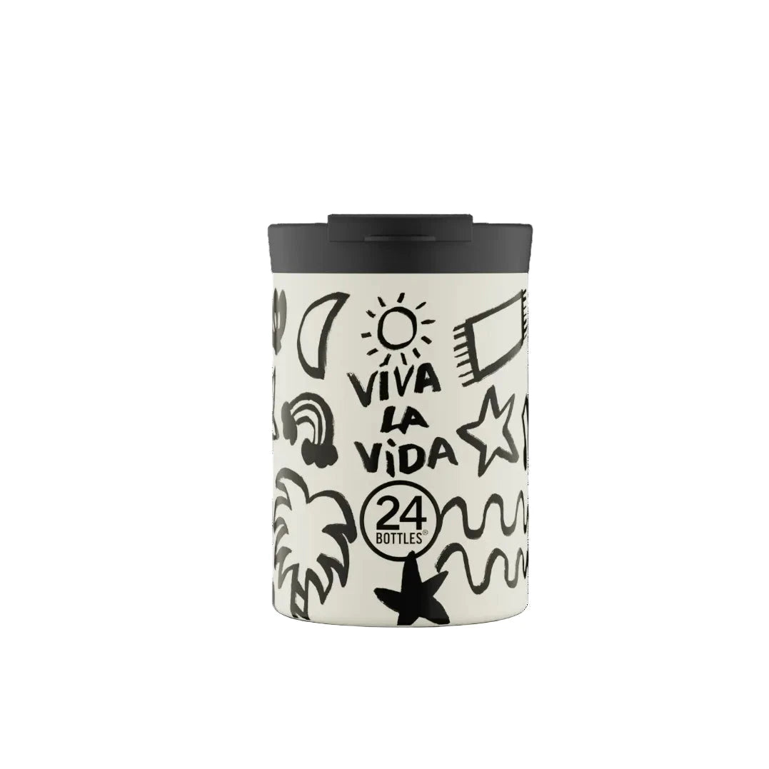Travel Tumbler "Viva la Vida 350 ml" Trinkflasche 24Bottles 