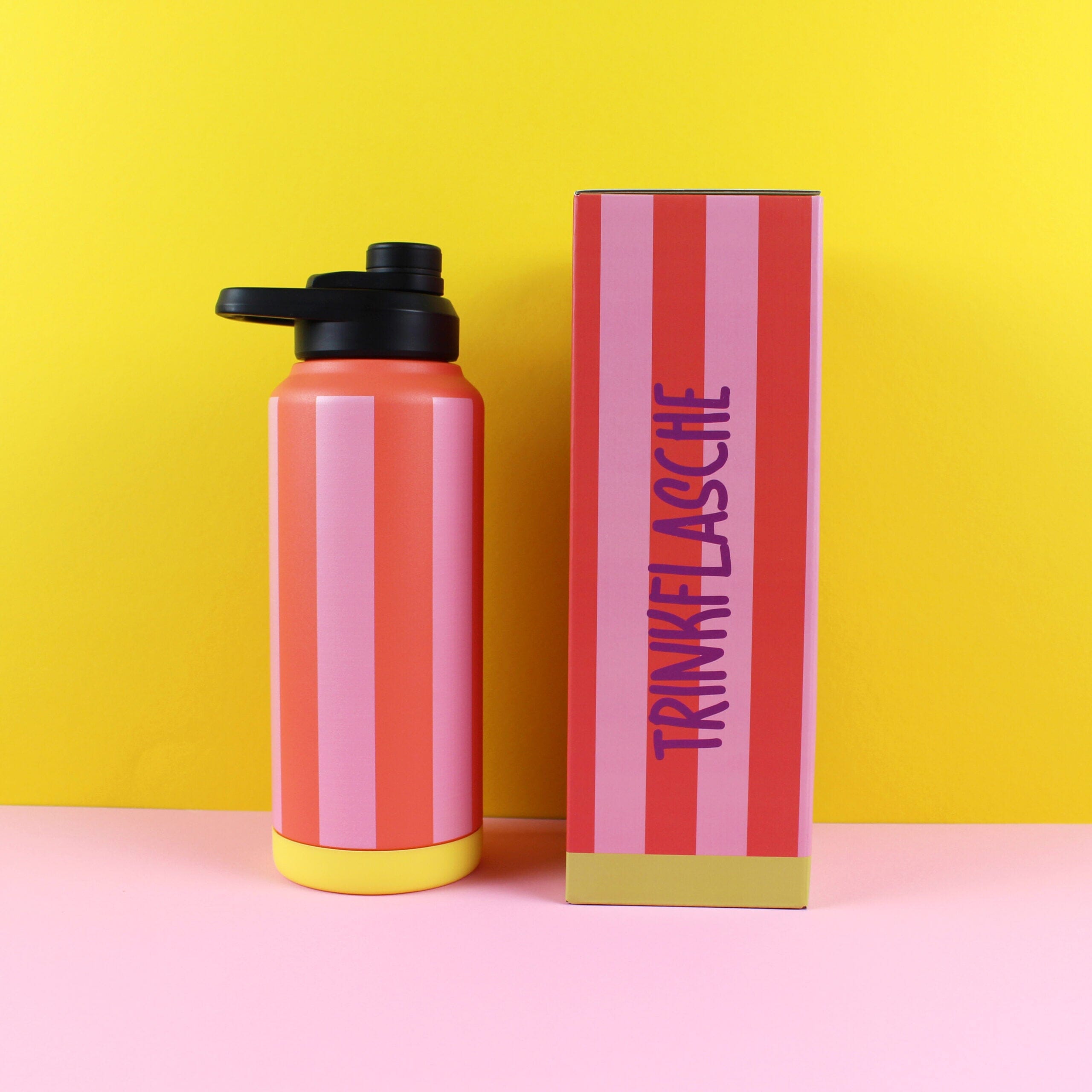 Trinkflasche 1000 ml "Stripes" Trinkflasche ava&yves 