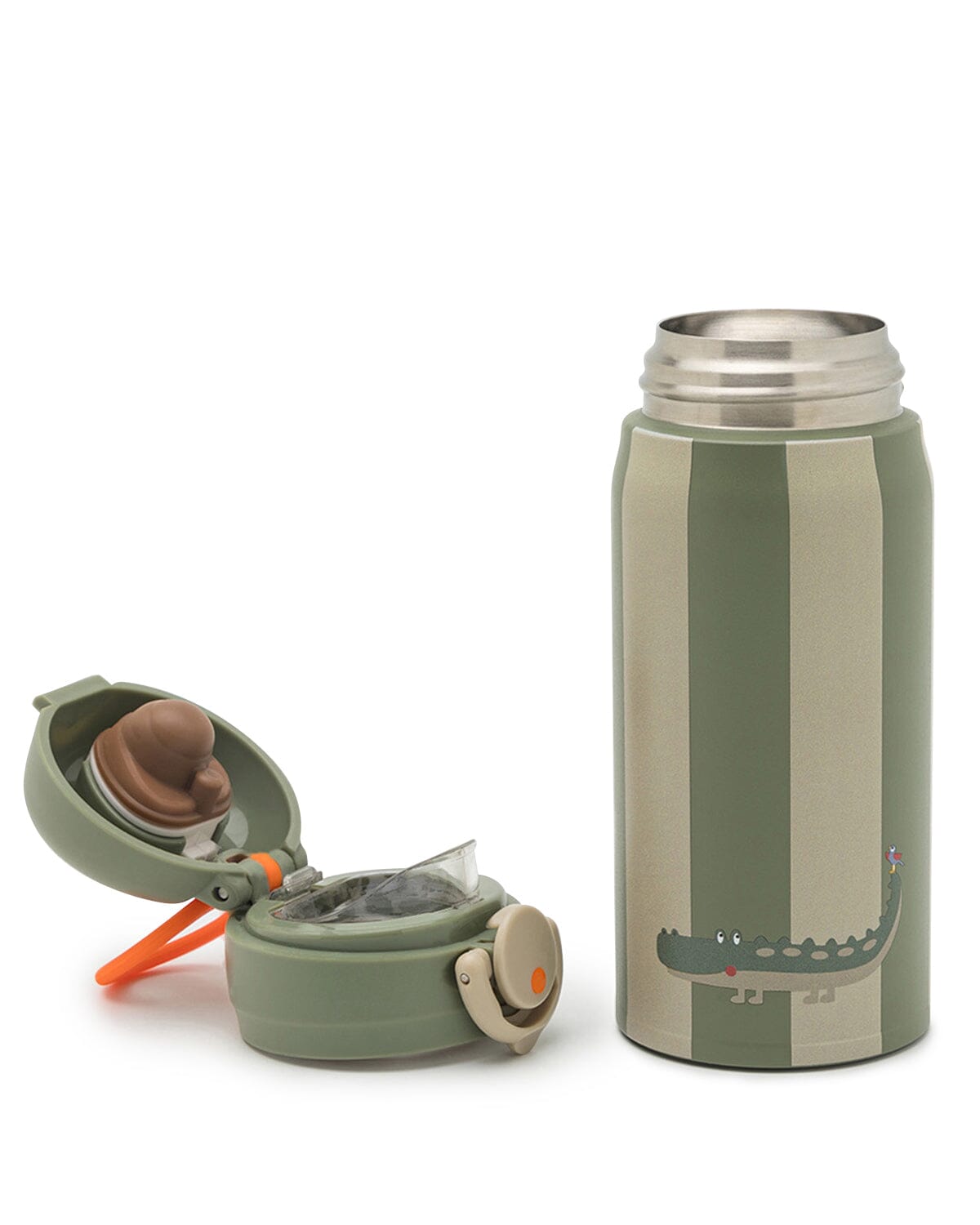 Trinkflasche "Streifen" Trinkflasche noui noui Krokodil 