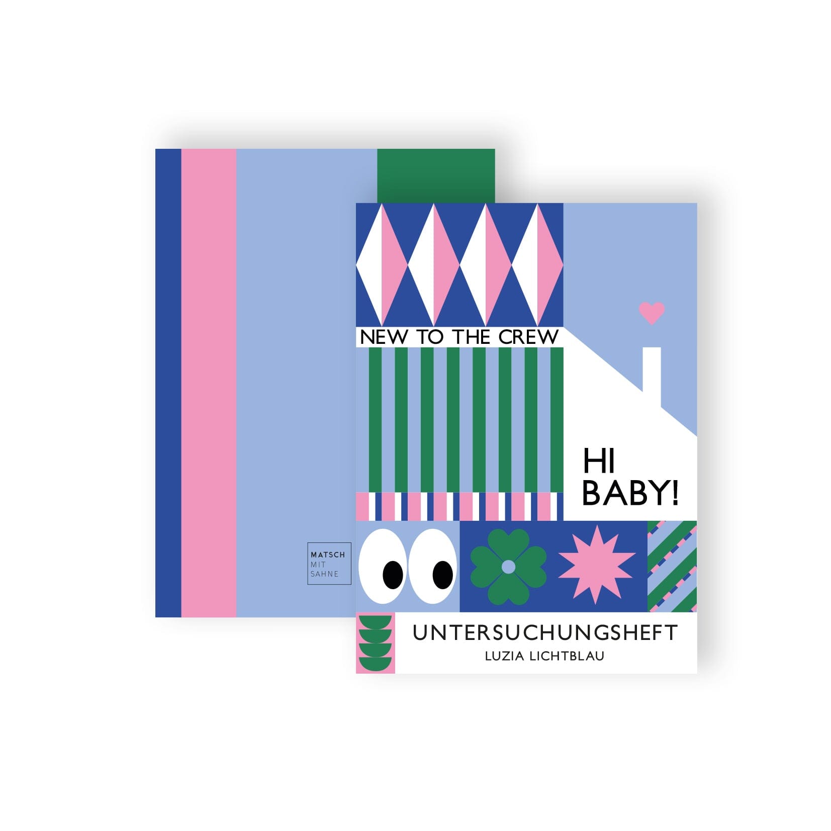 U-Hefthülle (personalisierbar) U-Heft Hülle Matsch mit Sahne New to the Crew Lapis 
