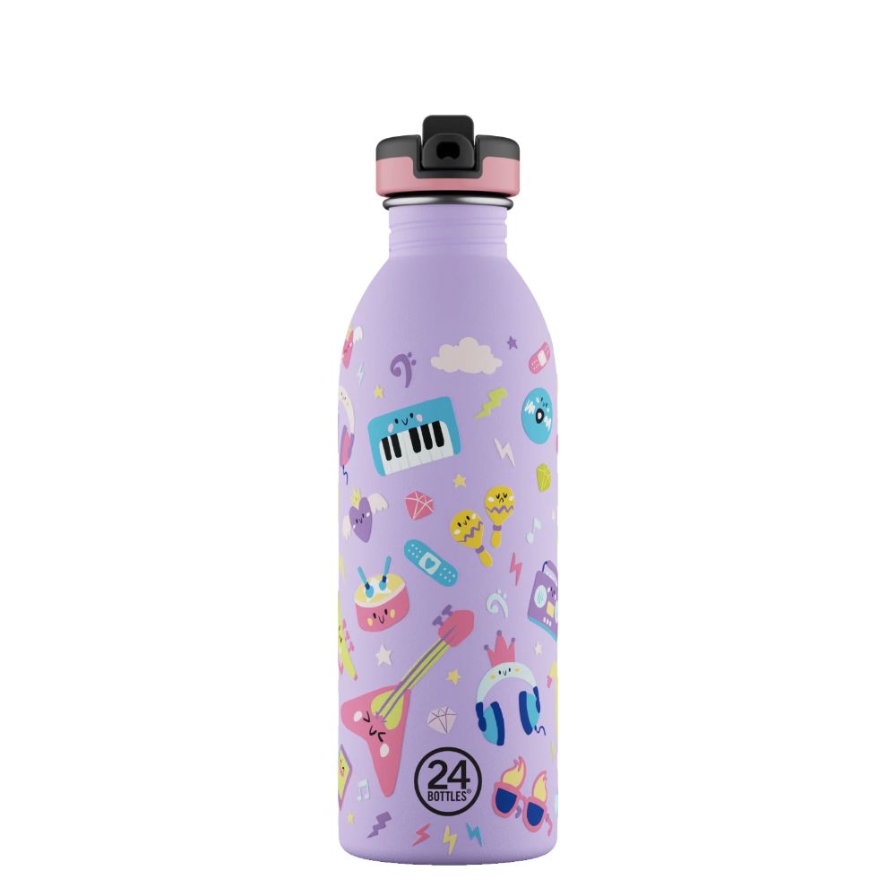 Urban Bottle Kids "Music Friends" Trinkflasche 24Bottles 500 ml 