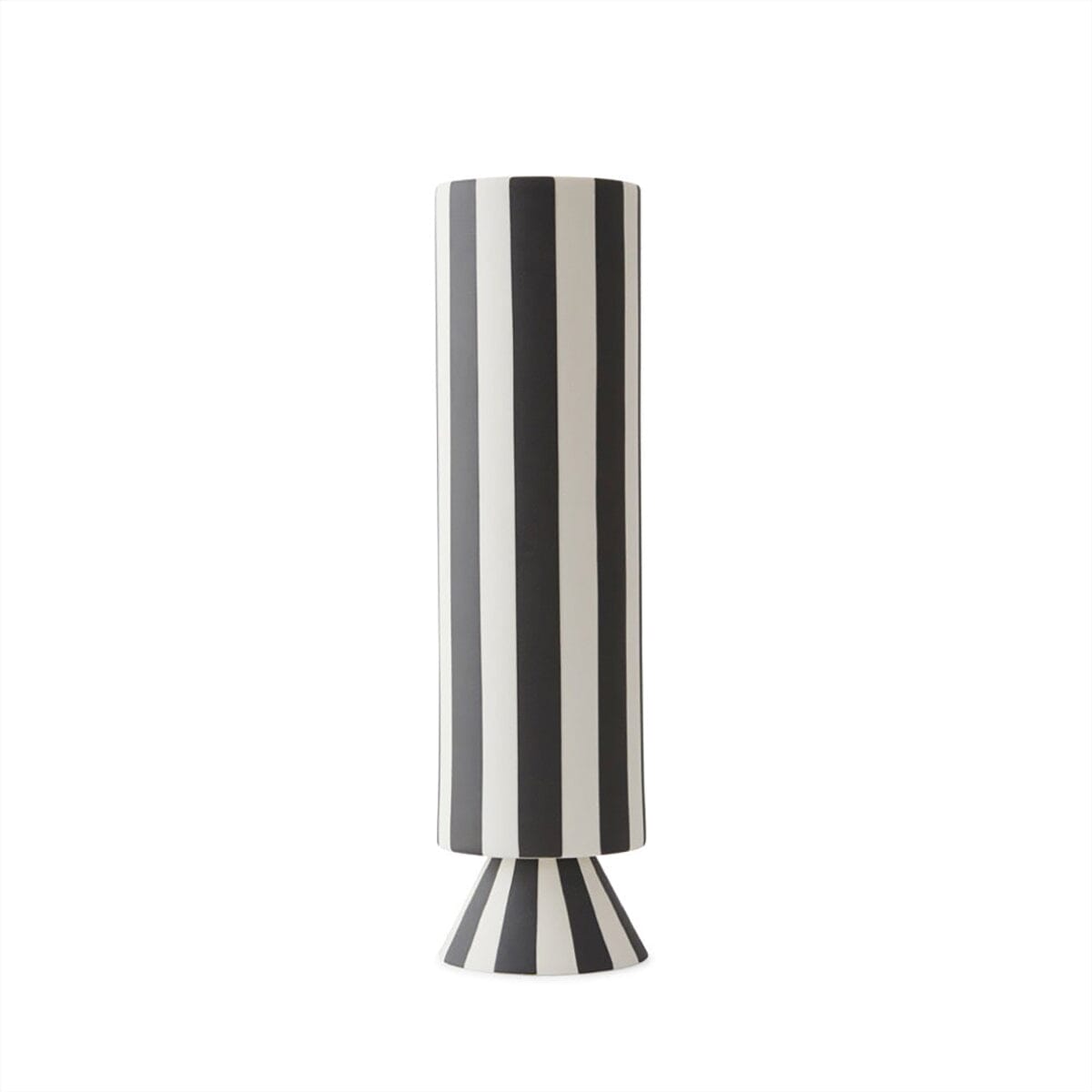 Vase Toppu High "Black/White" Vase OYOY living design 