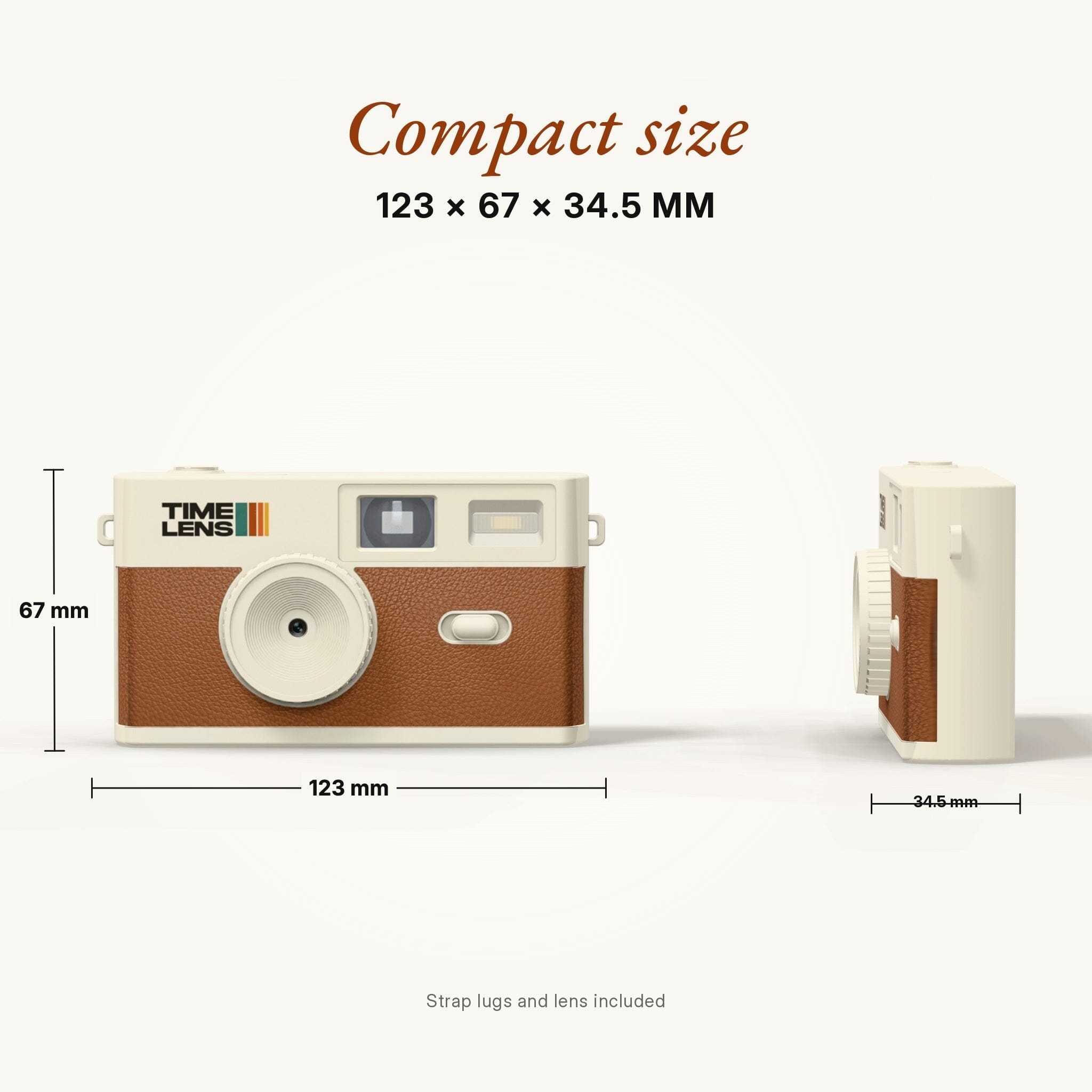 Vintage Camera "Cream Camel" timeLens 