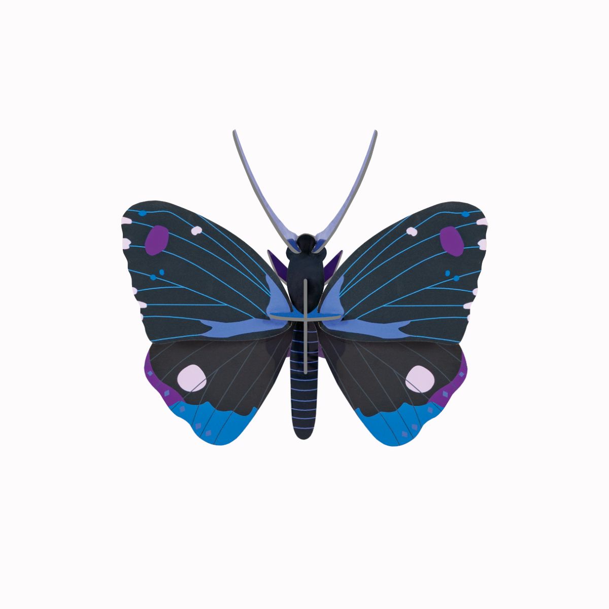 Wanddekoration "Blue Diadem Butterfly" Wanddekoration Studio Roof 
