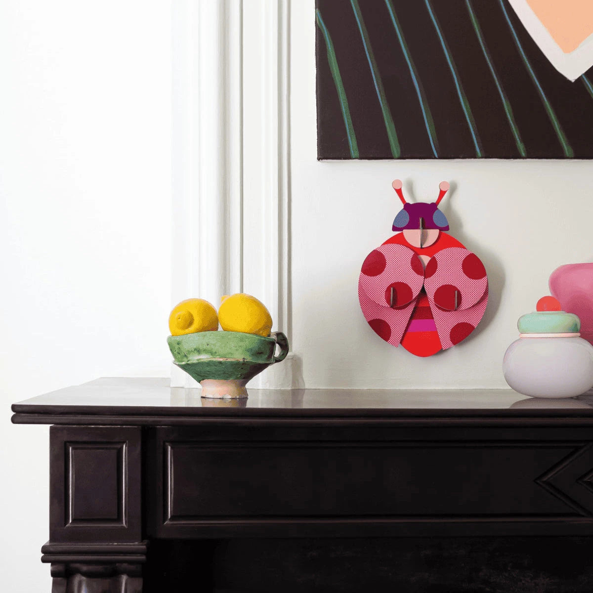 Wanddekoration "Dotted Lady" Wanddekoration Studio Roof 