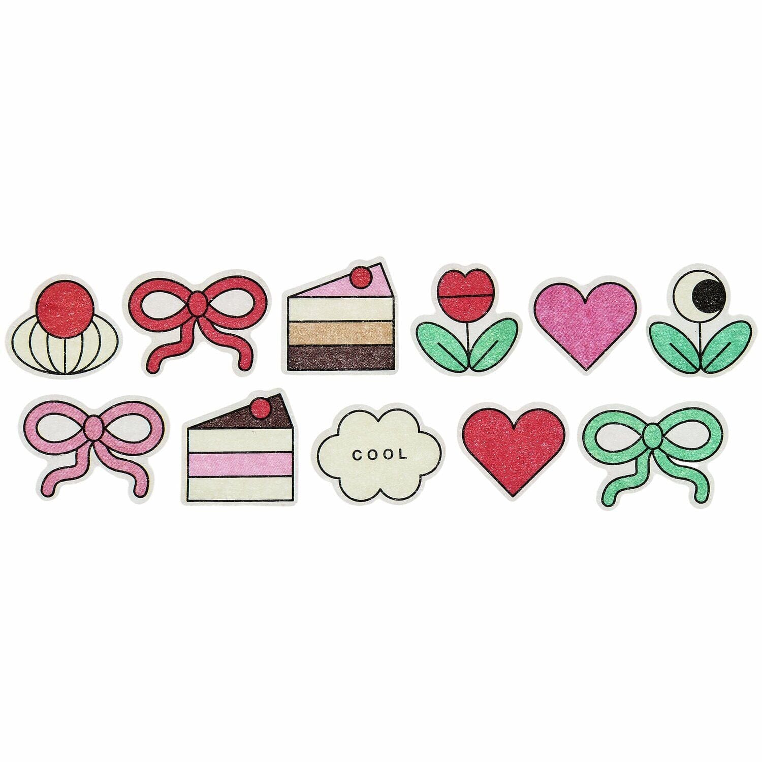 Washi Sticker Set "Eye Candy" Rico Design 