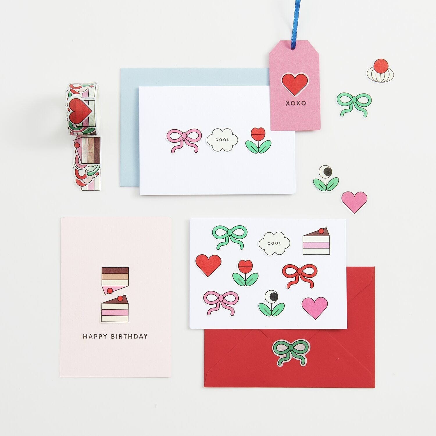 Washi Sticker Set "Eye Candy" Rico Design 