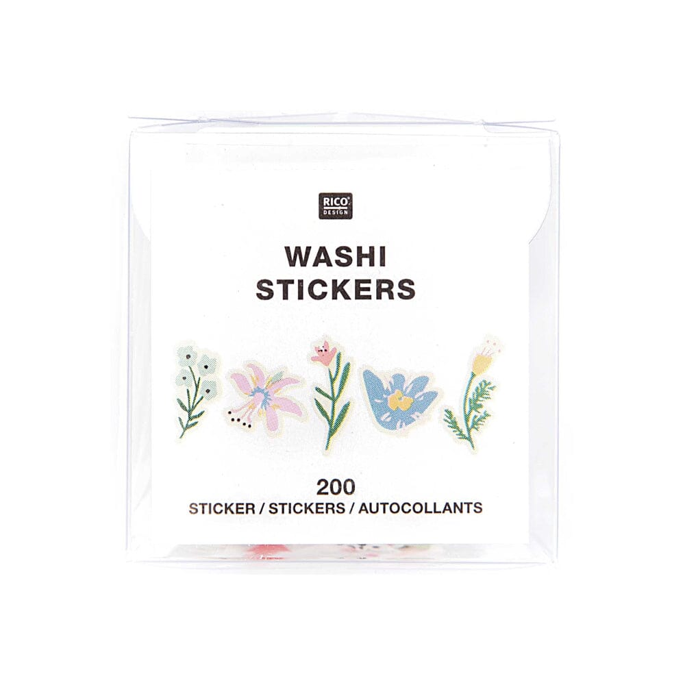 Washi Sticker Set "Streublumen" Rico Design 