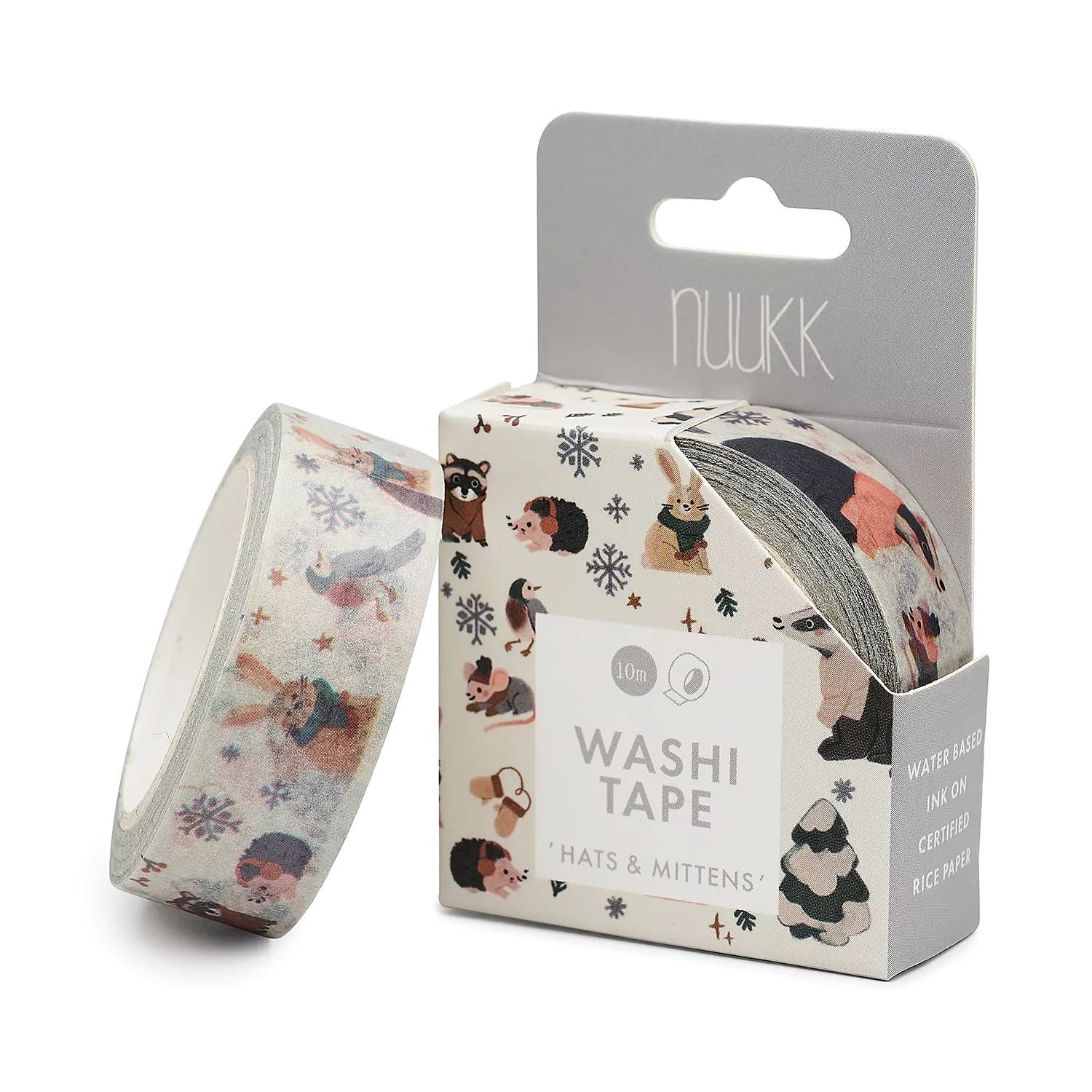 Washi Tape "Mützen und Schals" Nuukk 