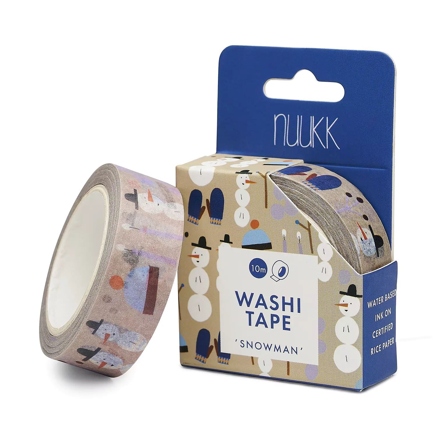 Washi Tape "Schneemann" Nuukk 