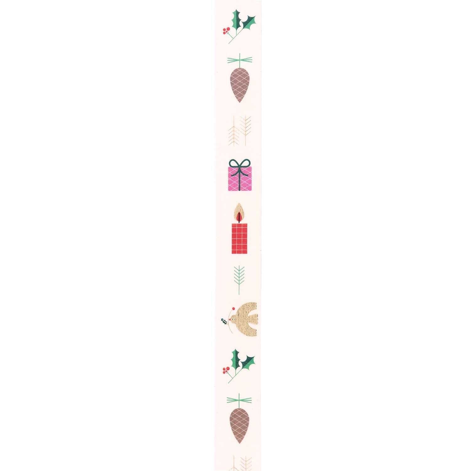 Washi Tape "Weihnachtsmotive weiß" Washi Tape Rico Design 