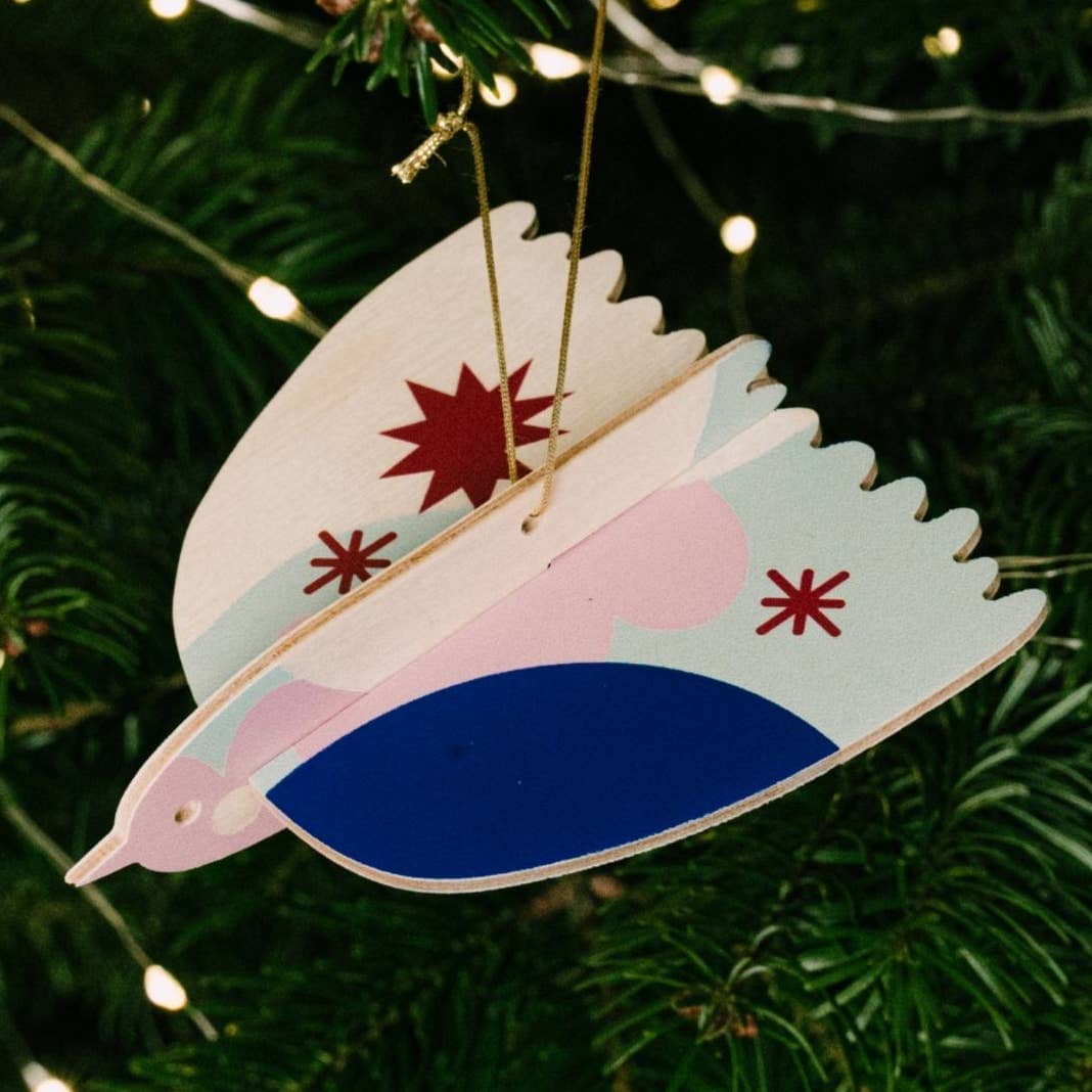 Weihnachtsanhänger "Vogel 3D" Dekoration milin 