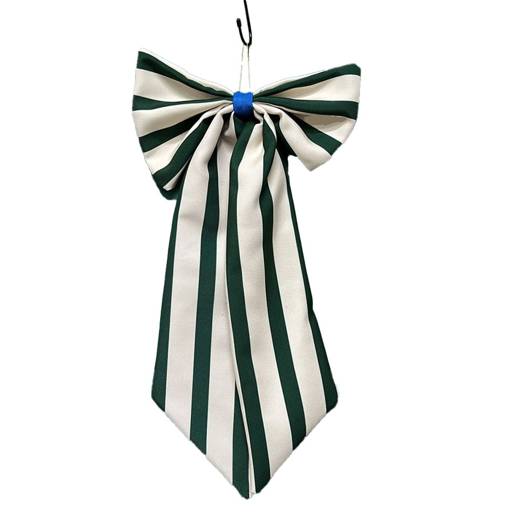 Weihnachtsschmuck Schleife "breite Streifen" Dekoration coopz 