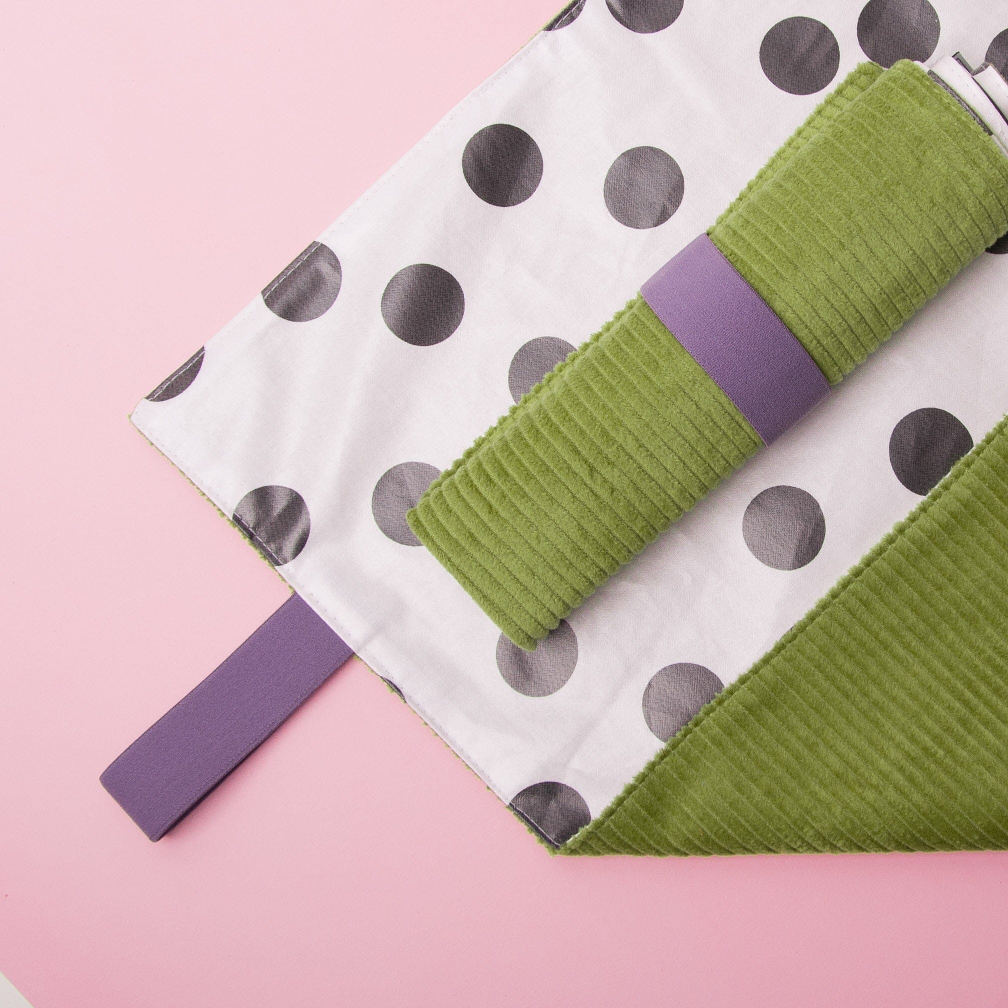 Wickelunterlage "Dots" Wickelunterlage Matsch mit Sahne Pistazie 