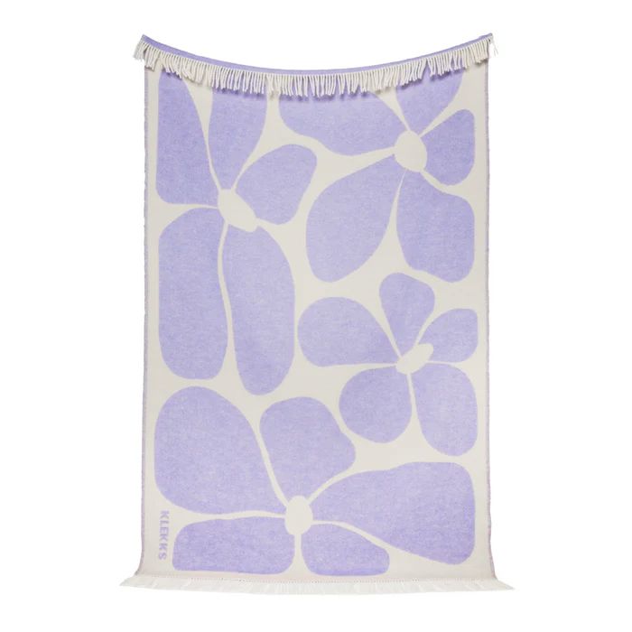 Wolldecke Bloom "No. 32" Decke Klekks 