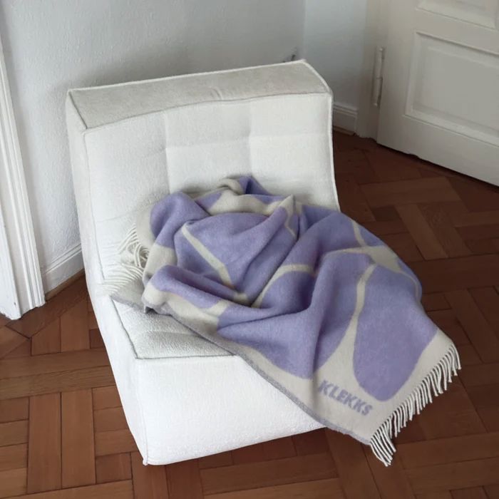 Wolldecke Bloom "No. 32" Decke Klekks 