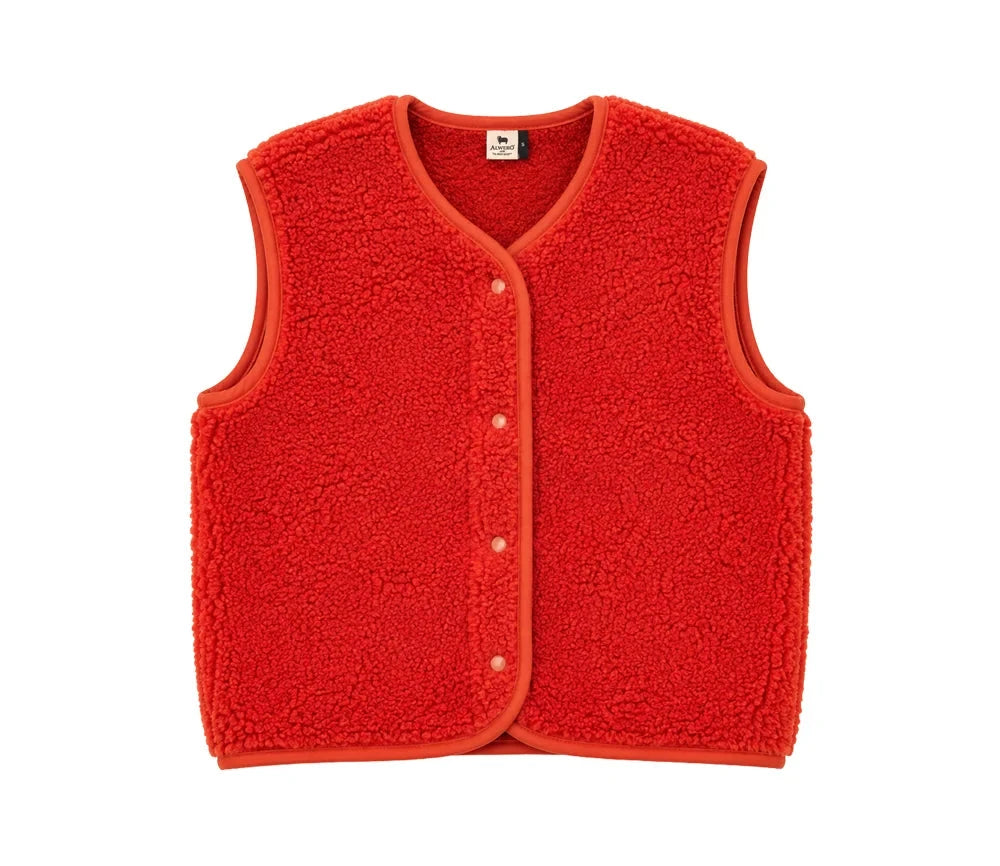 Wollweste für Erwachsene "TYB" Weste Alwero Coral XS 