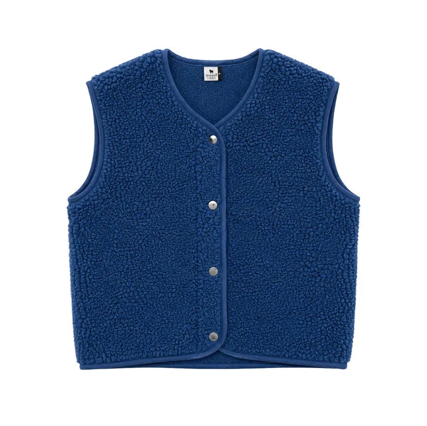 Wollweste für Kinder "TYB" Weste Alwero Blue XS-92/98 
