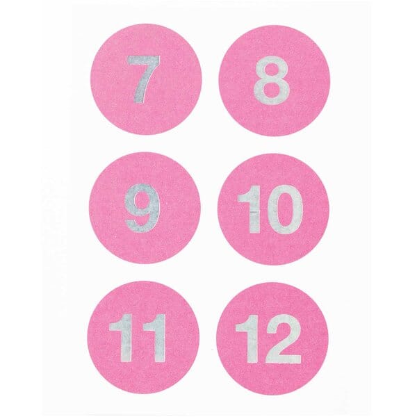 Adventskalendersticker "Pink" Sticker Rico Design 