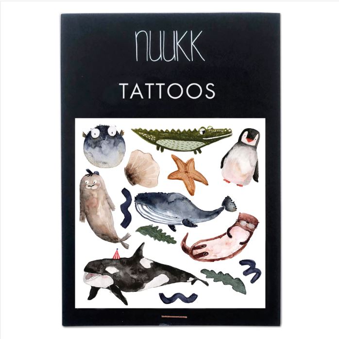 Bio Tattoos "Wassertiere" Tattoo Nuukk 