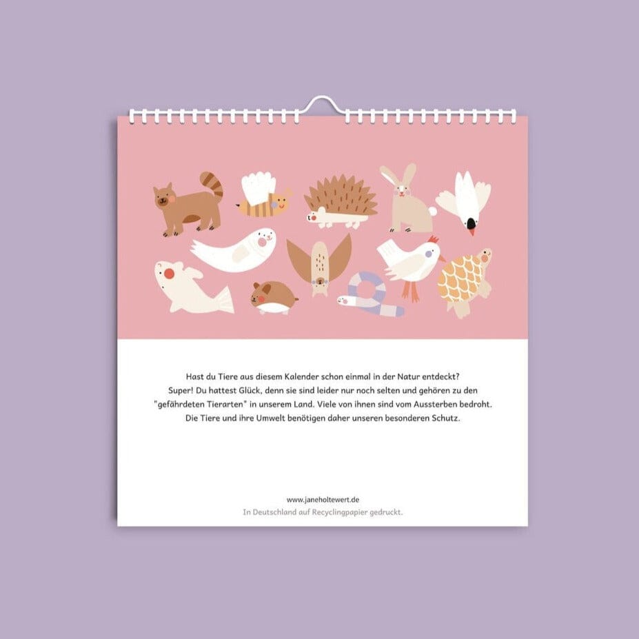 Geburtstagskalender für Kinder Affirmationskarten Jane Holtewert 