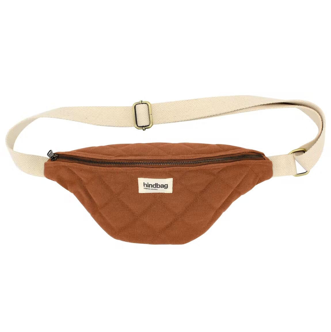 Gesteppte Fanny Pack "Olivia" Bauchtaschen Hindbag Ziegel 