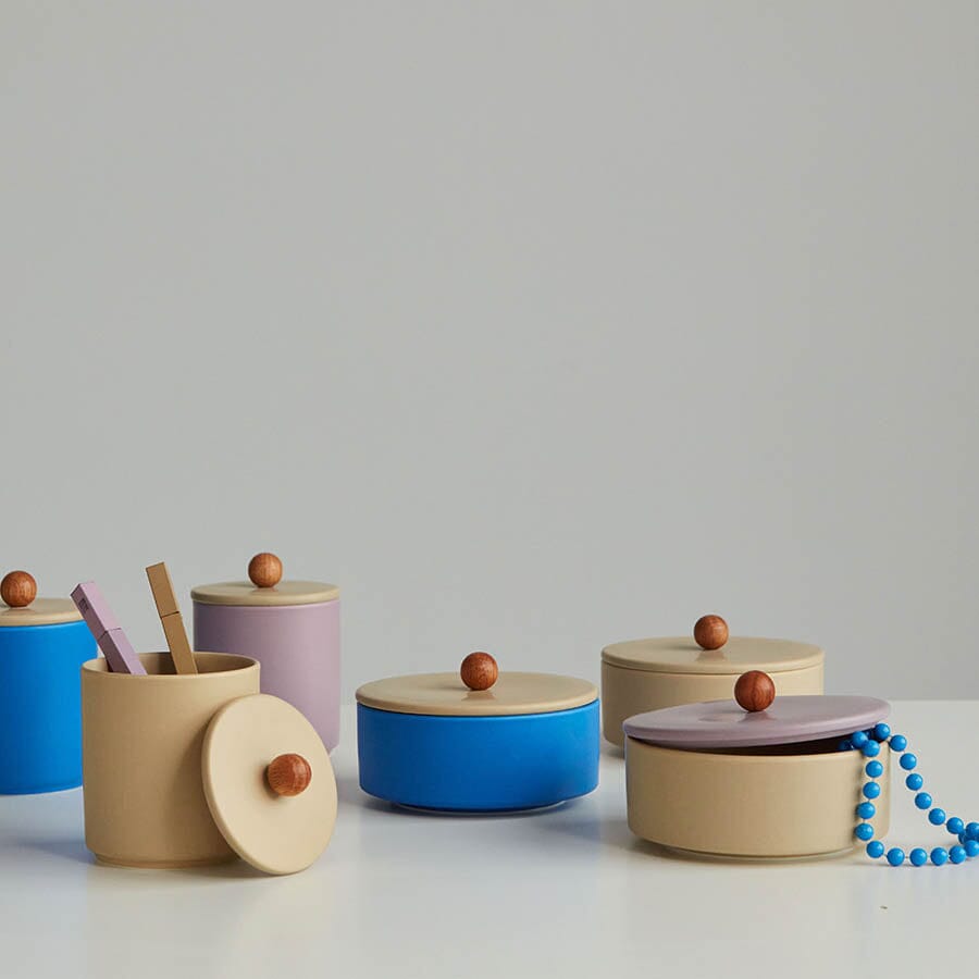 Keramikdose "klein" Design Letters 