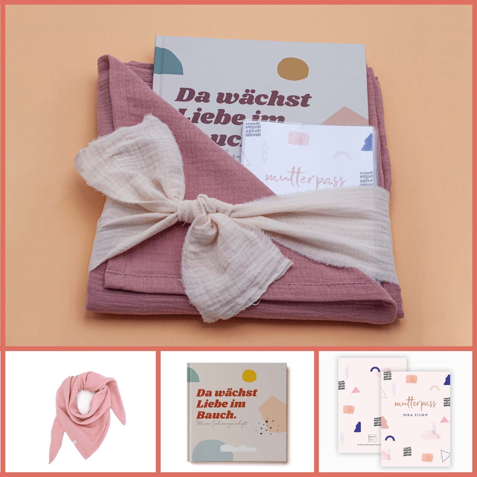 Mom-to-be Set Newborn Set Matsch mit Sahne 