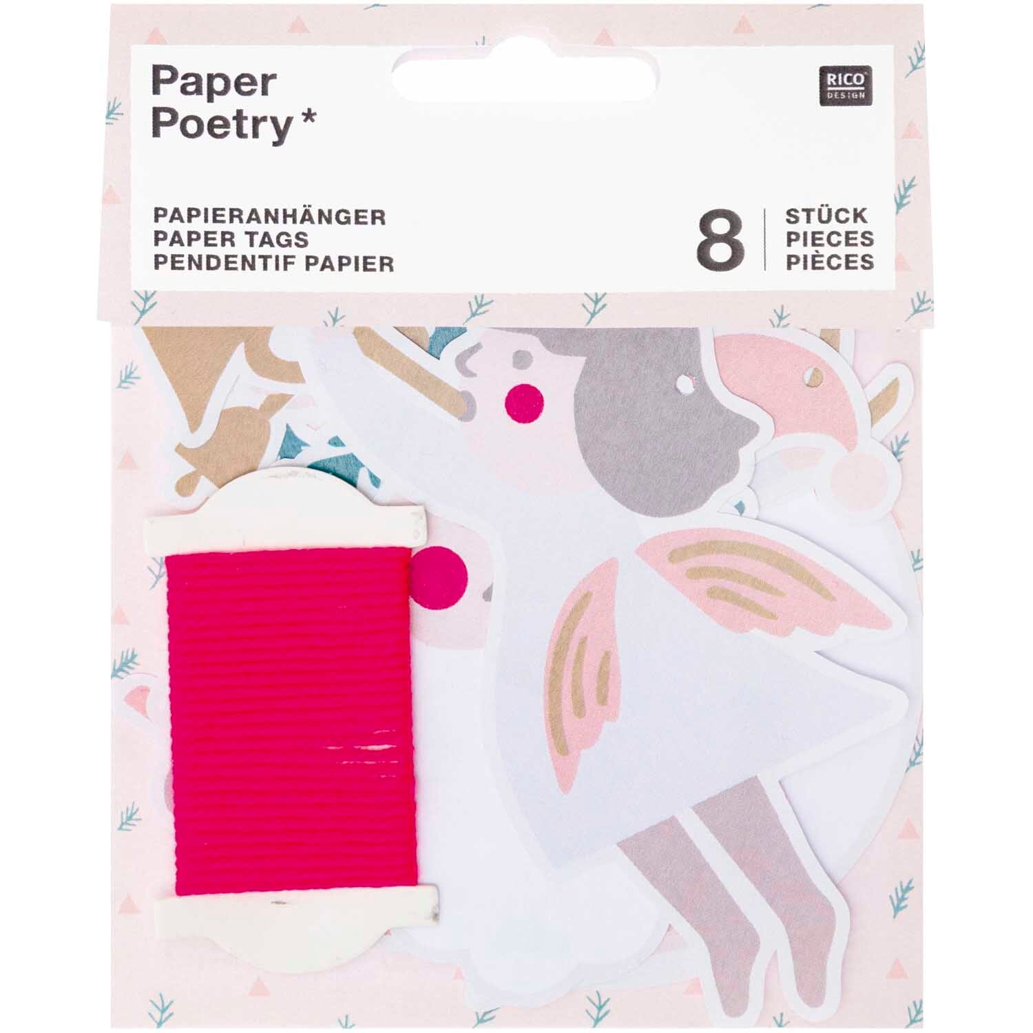 Papieranhänger Weihnachten "Pastell" Papieranhänger Rico Design 