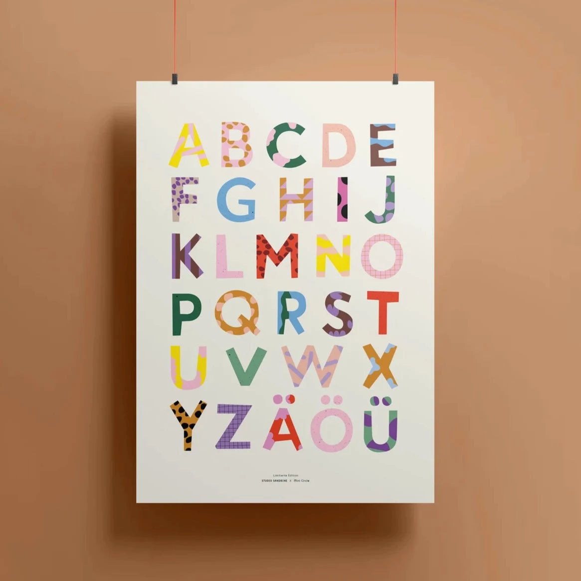 Poster Alphabet Poster Studio Sandrine 