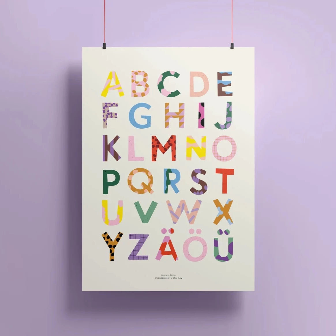 Poster Alphabet Poster Studio Sandrine 