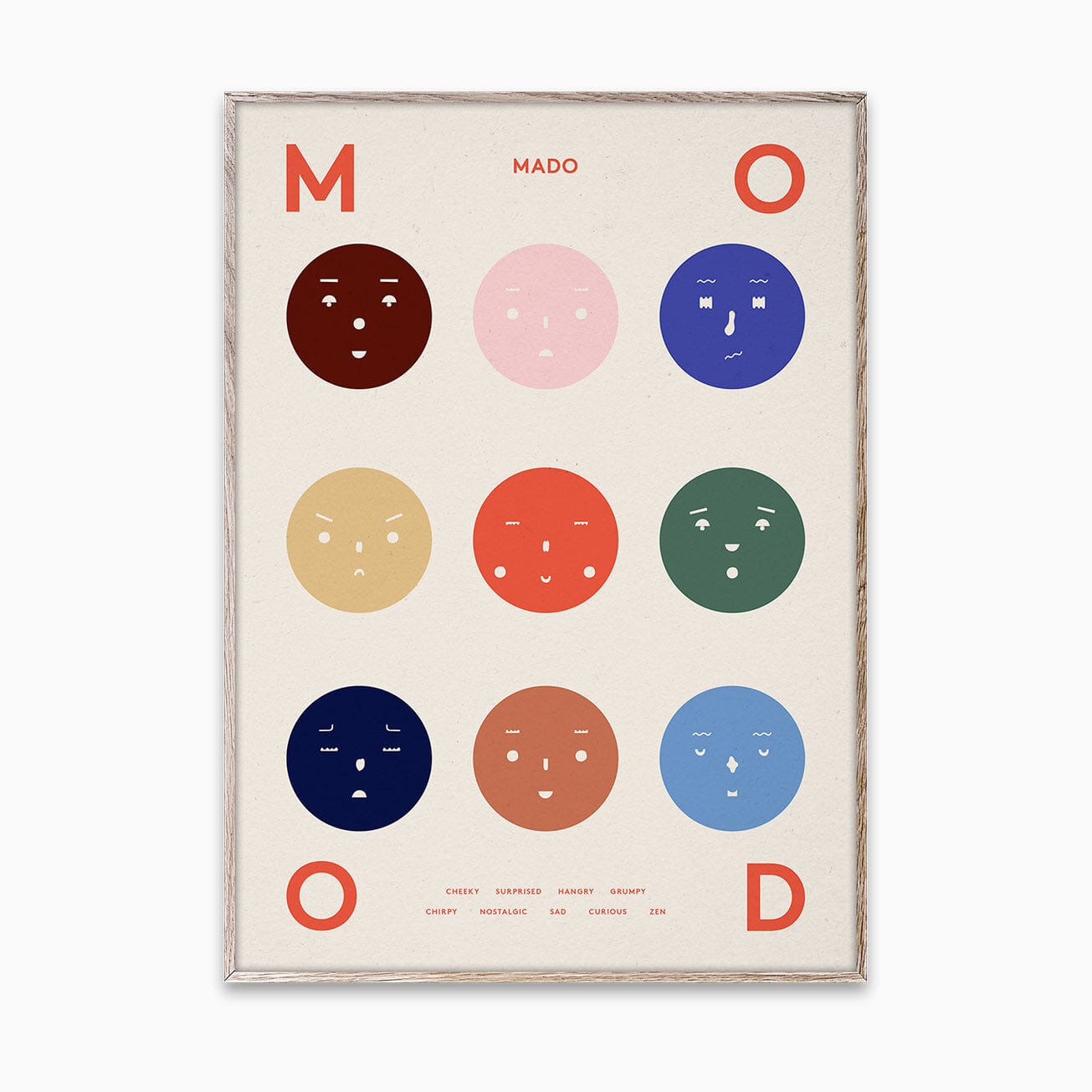 Poster "Nine Moods" 50x70cm Poster MADO 