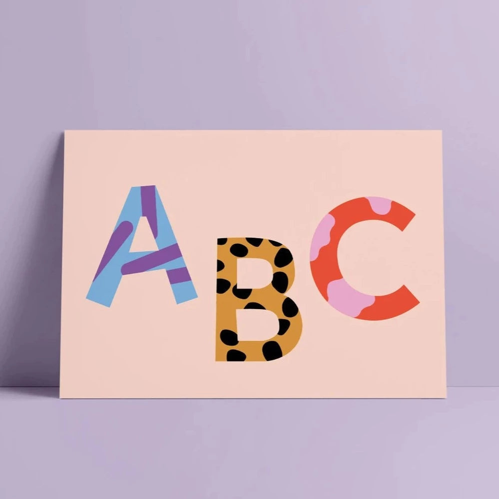 Postkarte ABC Postkarte Studio Sandrine 