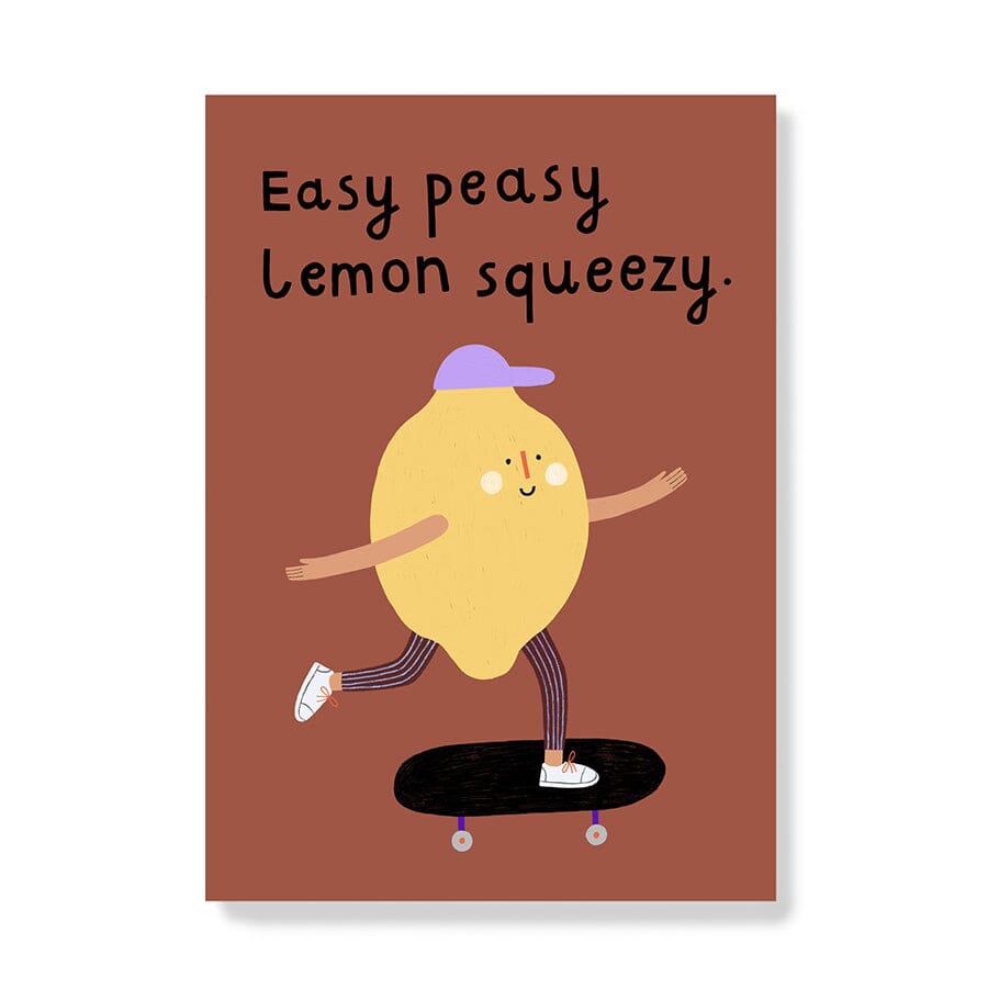 Postkarte "Easy peasy" Postkarte Anna Katharina Jansen 