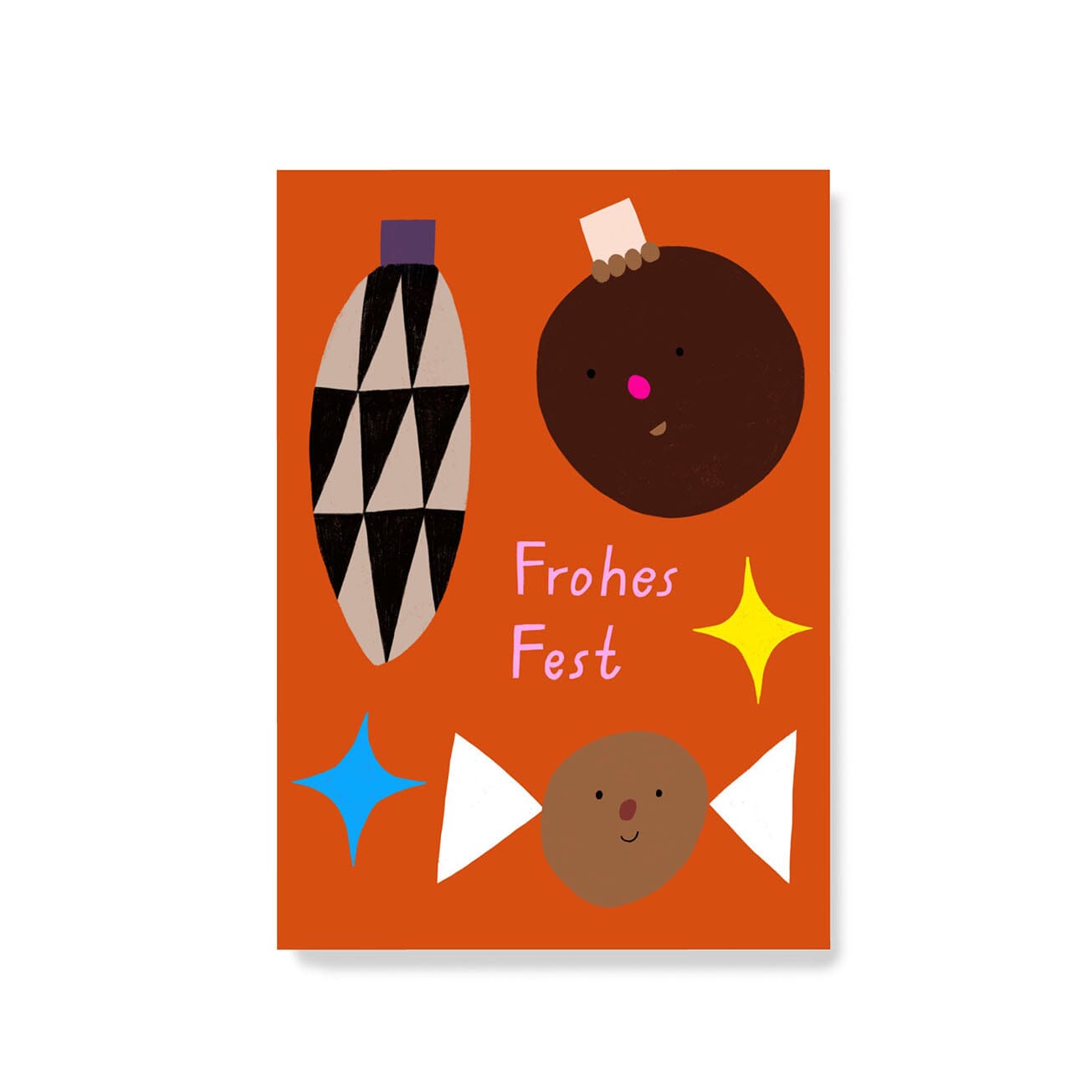 Postkarte "Frohes Fest" Postkarte Anna Katharina Jansen 