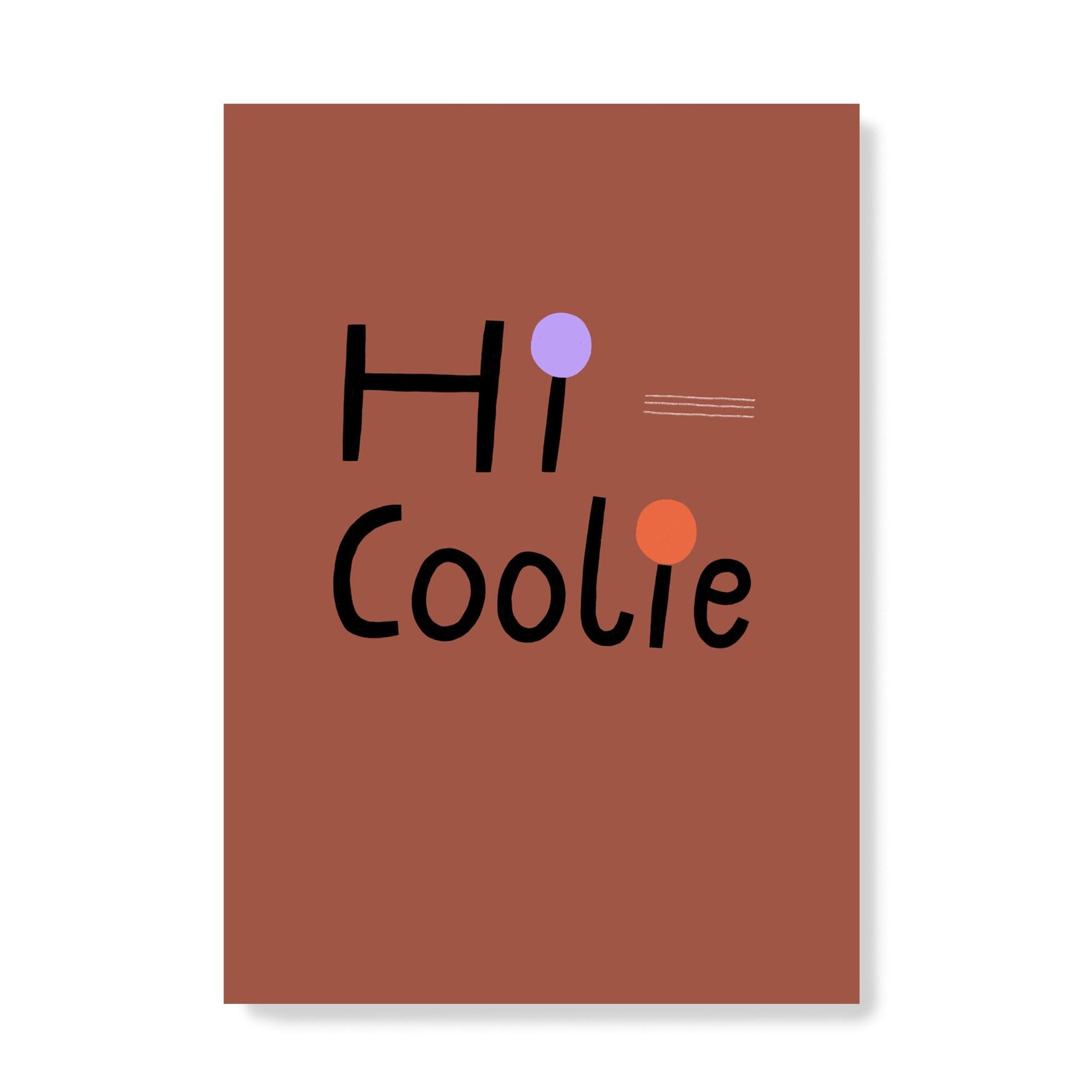 Postkarte "Hi Coolie" Postkarte Anna Katharina Jansen 