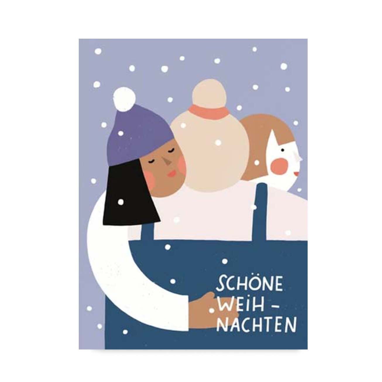 Postkarte "Schöne Weihnachten" Postkarte Jane Holtewert 