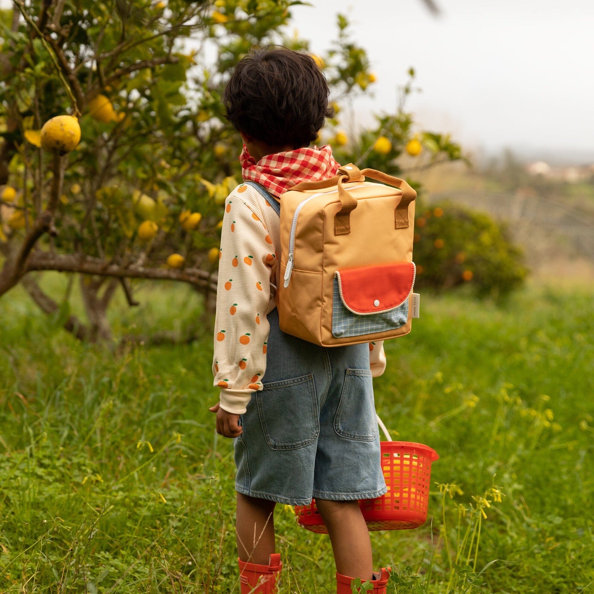 Rucksack für Kinder "farmhouse envelope" Sticky Lemon 