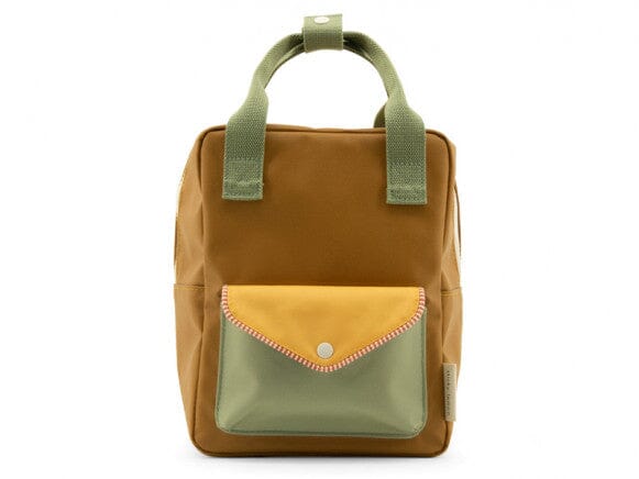 Rucksack für Kleine "envelope collection" Sticky Lemon khaki green 