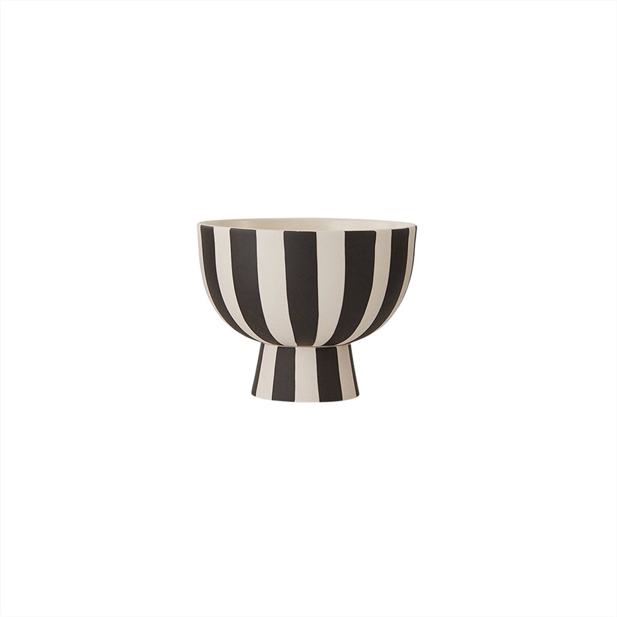 Schale Toppu Bowl "Black/White" Schalen OYOY living design Ø 12 x H 10 cm 