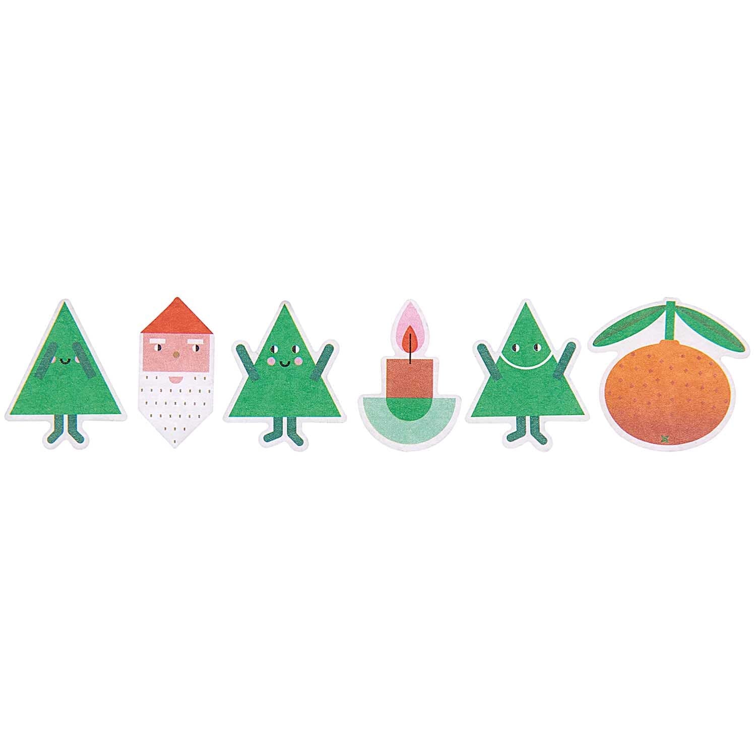 Washi Sticker Set "Weihnachten" Rico Design 